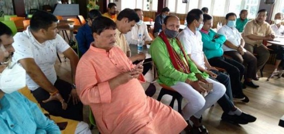 Tripura's rebel BJP MLAs, top leaders held meeting Tripura's rebel BJP MLAs, top leaders held meeting